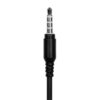 Port Stereo Headset with Mic with 1.2m Cable|1 x 3.5mm|Volume Controller - Black - Image 4