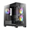 Antec CX300M Micro-ATX | ITX RGB Mini-Tower Gaming Chassis - Black
