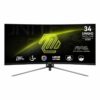MSI MAG345CQR 34" Curved Gaming Monitor 3440x1440 (UWQHD) VA 1ms 180Hz
