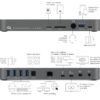 OWC 14 Port Thunderbolt3 Dock Space Grey - Image 2