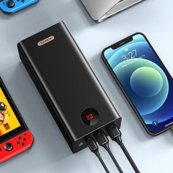 Romoss Power Bank Zeus 60000mAh BK - Image 4
