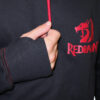 REDRAGON HOODIE WITH FRONT and BACK LOGO - BLACK - LARGE - Image 6
