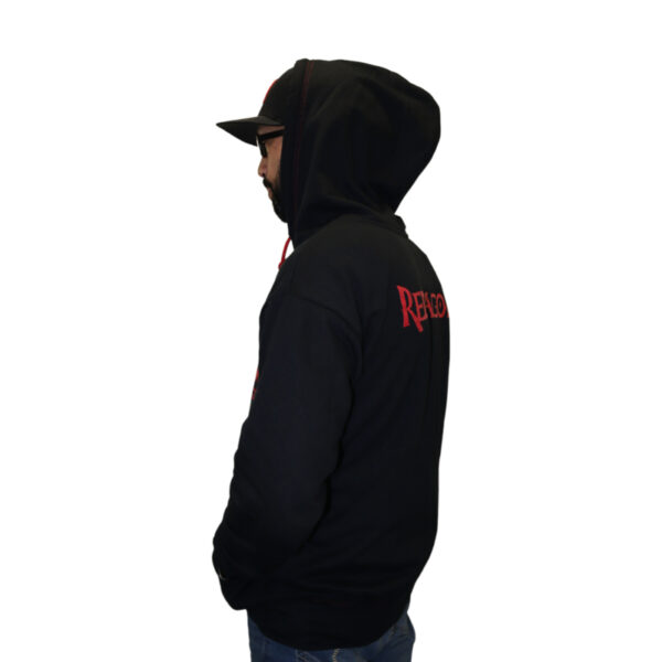 REDRAGON HOODIE WITH FRONT and BACK LOGO - BLACK - XLARGE - Image 4
