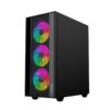 Raidmax V1000TBS ATX | Micro-ATX | Mini-ITX ARGB Mid-Tower Gaming Chassis - Black - Image 3