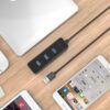 ORICO 4 Port USB3.0 Hub - Black - Image 6