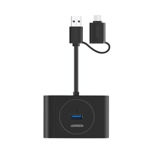 UGREEN 4-Port USB 3.0 Hub with Micro USB | 5Gbps Data Transfer - 0.5m - Image 2