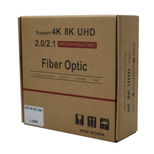 GIZZU 4K Active fibre Optic HDMI Cable 20m - Image 2