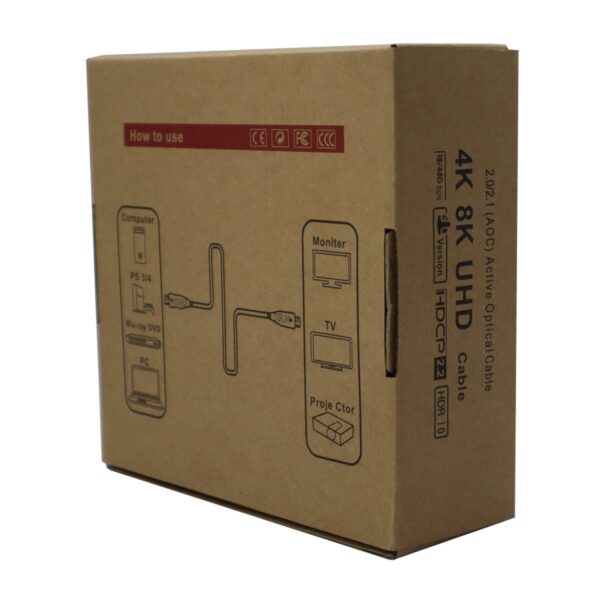 GIZZU 4K Active fibre Optic HDMI Cable 20m - Image 3