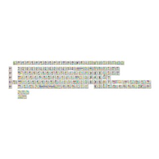Keychron Graffiti Party – Cherry Profile Dye-Sub PBT Full Keycap Set (140 Keys, MX-Compatible)
