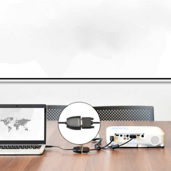 UGREEN HDMI to VGA Converter, 1080p Video Adapter - Black - Image 3